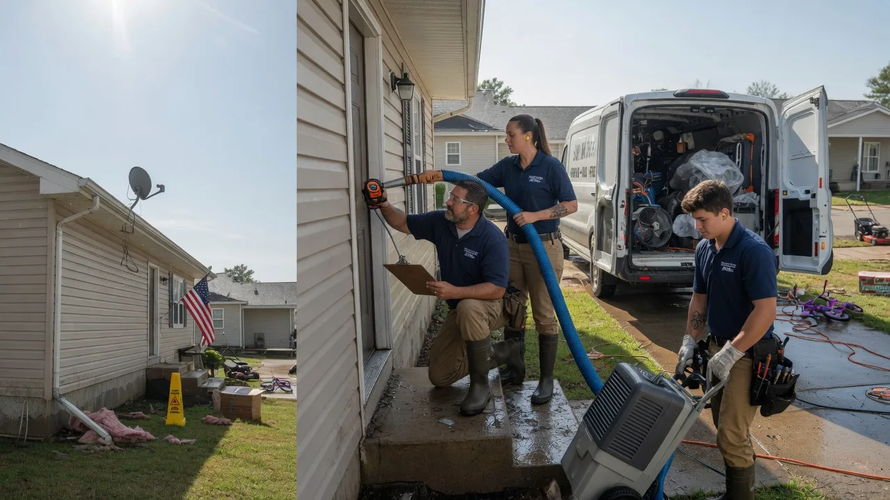 Ceiling Water Damage Restoration in Broughton, IL near me